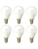 Set 6 Becuri Led E14 4W Lumina calda DLF 3041, Calda (2000 - 3499 K)