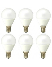 Set 6 Becuri Led E14 4W Lumina calda DLF 3041