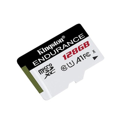 Kingston - Memory Card Endurance (SDCE/128GB) - MicroSDXC, 128GB, Class 10 / UHS-1 U3 - Black / White foto