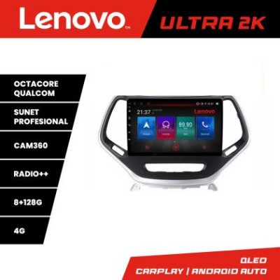 Navigatie Jeep Cherokee 2014-2019 M-248 Octa Core Android Radio Bluetooth GPS WIFI/4G DSP 2K 8+128GB 360 Toslin CarStore Technology foto