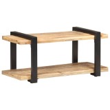 Cumpara ieftin Comoda TV, 90 x 40 x 40 cm, lemn de mango nefinisat
