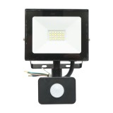Proiector led 20W, 1800lm, 6400K, IP44 alimentare 220V-240V cu senzor de miscare Breckner Germany