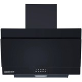 Hota decorativa Heinner DCH-350RGBK, 276.6 mc/h, 1 motor, Filtru metalic, Negru