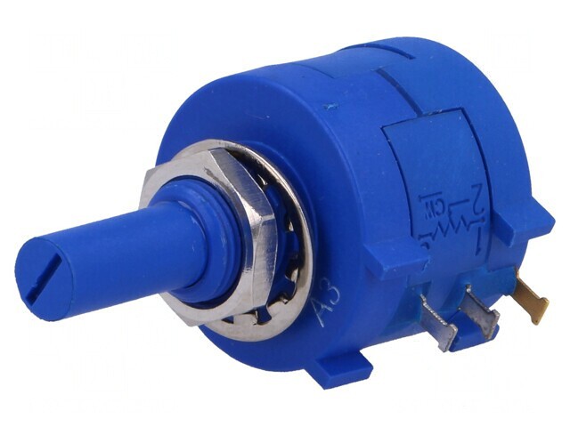 Potentiometru Axial Multitura 100k&Omega; 2W Linear 6.35mm
