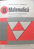 MATEMATICA. GEOMETRIE SI TRIGONOMETRIE. MANUAL PENTRU CLASA A IX-A-A. COTA, M. RADO, M. RADUTIU, F. VORNICE-349237