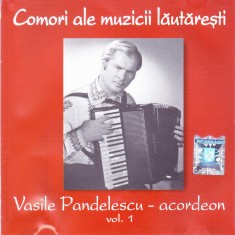 CD Populara: Vasile Pandelescu &ndash; Acordeon - Vol. 1 ( original Electrecord )