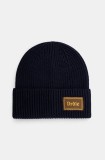 Dr&ocirc;le de Monsieur căciulă de l&acirc;nă Le Bonnet Laine culoarea albastru marin, de lana, din tricot gros, E-BN104-WO007-NY