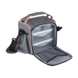 Cumpara ieftin Set Geanta termica + 5 cutii alimenta, Ernesto, Folie/textil/plastic, mic defect