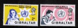 Gibraltar 1968 - Medicina, WHO, serie neuzata