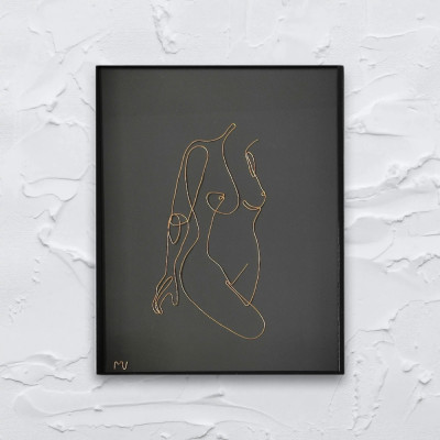 Tablou Femeie nud, 30x40cm foto