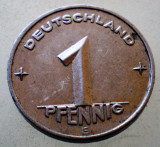 1.968 GERMANIA RDG DDR 1 PFENNIG 1952 E MULDENH&Uuml;TTEN, Europa, Aluminiu