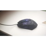 2400DPI RGB LED Maus USB Wired Mouse Optical Gaming Computer Laptop #1-512