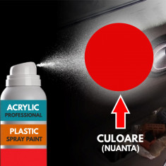 Spray Profesional RAL3002 pentru vopsire elemente din plastic sau metal