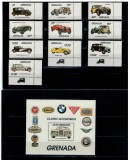Grenada 1983 - Mașini de epoca, serie si colita neuzata