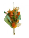 Cocarda flori pentru piept, din plante Naturale Uscate - Eleganta si Rafinament pentru Evenimentele, Eventissimi&reg;