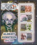 MALDIVES 2005 PERSONALITATI ALBERT EINSTEIN, Nestampilat