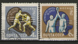 URSS 1963 - Campionat European de box, serie stampilata