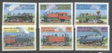 Guinea 1997 Trains, MNH M.244, Nestampilat