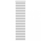 vidaXL Jaluzea tip zebra gri deschis lățime țesătură 50,9 cm poliester