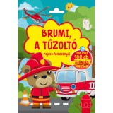 Brumi, a tűzolt&oacute; rajzos feladv&aacute;nyai - T&ouml;bb mint 100 db aj&aacute;nd&eacute;k matrica - Erneszt Anna