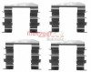 Set accesorii, placute frana KIA PRO CEED (ED) (2008 - 2013) METZGER 109-1708