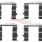 Set accesorii, placute frana HYUNDAI ix35 (LM, EL, ELH) (2009 - 2016) METZGER 109-1708
