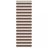 Cumpara ieftin Jaluzea tip zebra maro lățime țesătură 70,9 cm poliester