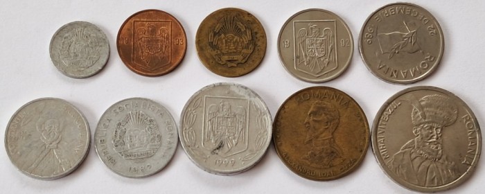 Romania, Lot monede