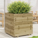 Cumpara ieftin Jardinieră de grădină, 70x70x72,5 cm, lemn de pin impregnat