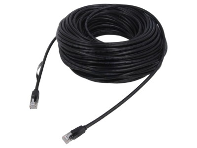 Cablu Patch Cord U/UTP Cat6 30m Negru foto