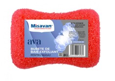 Burete baie exfoliant pentru masaj Misavan Ava - 4035 foto