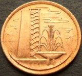 Cumpara ieftin Moneda exotica 1 CENT - SINGAPORE, anul 1980 * cod 2961 = LUCIU, Asia