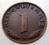 B.118 GERMANIA 1 REICHSPFENNIG 1938 D, Europa, Bronz