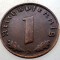 B.118 GERMANIA 1 REICHSPFENNIG 1938 D