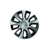 Set Capace Roti 14` Silver&amp;Black Stratos 575505 78603