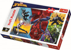 Puzzle clasic pentru copii - Spider Man Marvel 100 piese foto