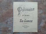 L.D. Lubicz &ndash; Polonaise pour le Piano, Ed. Constantin Gebauer, București