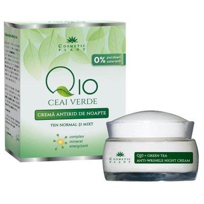 Crema Antirid de Noapte Q10 si Mineral Complex 50ml Cosmetic Plant foto