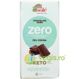 Ciocolata Neagra 72% Cacao Indulcita cu Stevie Ecologica/Bio 100g