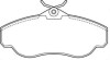 Placute frana Land Rover Discovery 2 (Lj, Lt), Range Rover 2 (Lp) SRLine parte montare : Punte fata
