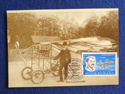 Aviatie - ARIPI ROMANESTI - Avion Prima Scoala de piloti de aviatie din Romania foto