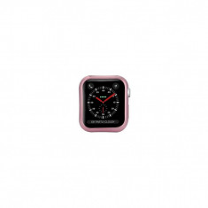 Husa Apple Watch 4 44 mm 2x Buc - Dux Ducis Roz/Transparent foto