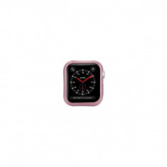 Husa Compatibila Apple Watch 4 44 mm 2x Buc - Dux Ducis Roz/Transparent