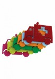 Accesorii pentru activitati senzoriale,ambulanta,fetru,6x4 cm,5 bucati set