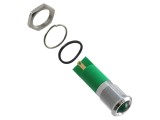 Lampă de control LED verde convex &Oslash;14mm IP67 - APEM Q14