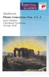 Ludwig van Beethoven / Leon Fleisher - The Cleveland Orchestra - George Szell - Piano Concertos Nos. 1 &amp; 3, Caseta audio