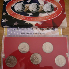 M1 C41 - Set monede - America - quarter 2000 - emise la Denver