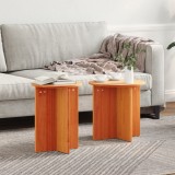 Set de măsuțe de cafea 2 pcs Maro 41.5 x 41.5 x 41 cm