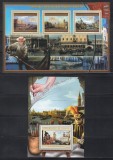 Guineea 2012 - Picturi ale marilor maeștri italieni - Giovani Antonio Canal, Colita + Bloc, Cota 34 EURO, MNH