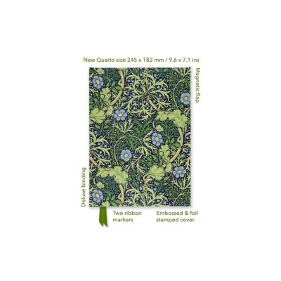 William Morris: Seaweed (Foiled Quarto Journal) foto